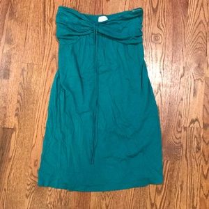 Motherhood strapless maternity dress